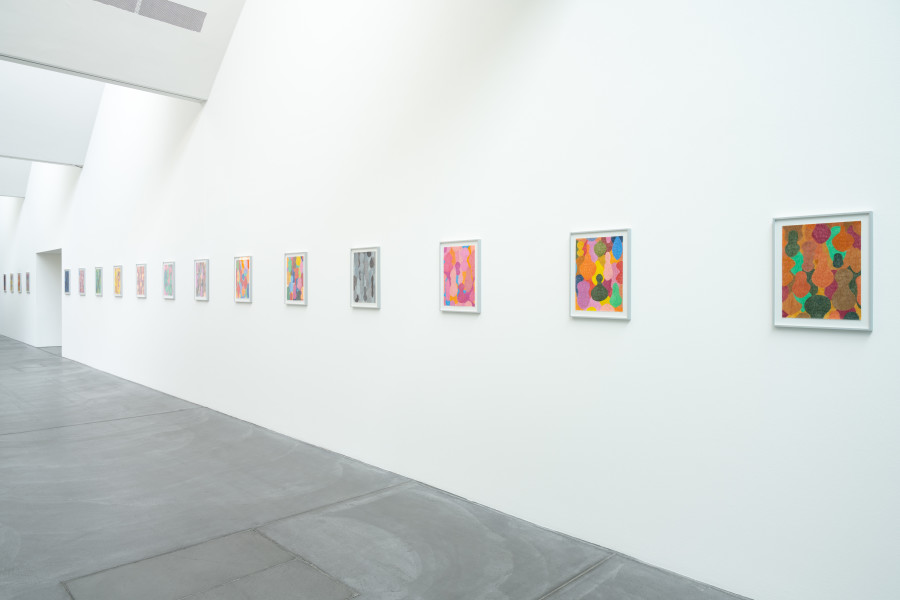 Exhibition view, Karim Noureldin, Tara, von Bartha, 2025, view on, Brea, all 2025. Photo: Finn Curry / von Bartha. Courtesy of the artist and von Bartha