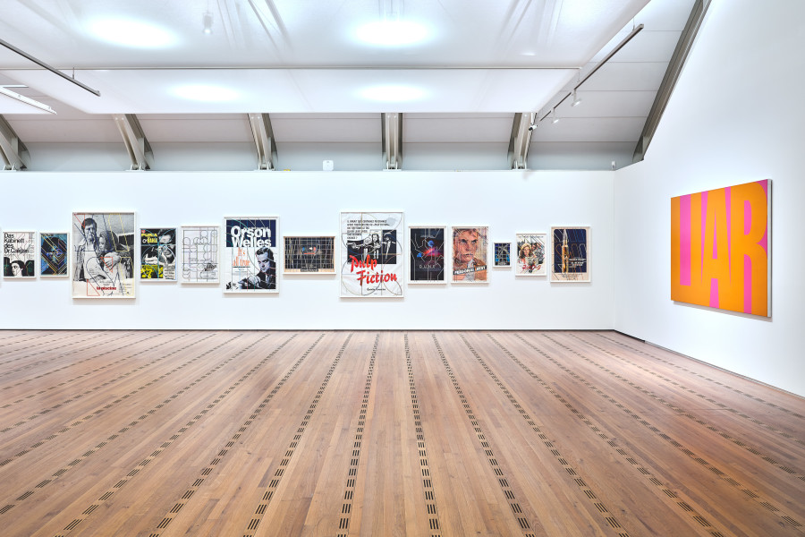 Installation view, Sarah Morris, All Systems Fail, Zentrum Paul Klee, Bern, 29.3. – 4.8.2024. Photo: Rolf Siegenthaler