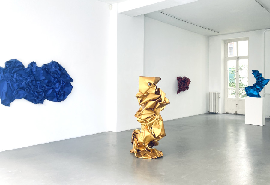 Exhibition view, Hans Kupelwieser - Rudolf Polanszky, Galerie Mezzanin, Geneva, 2025.