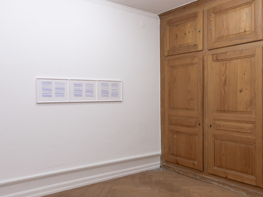 Irma Blank: Works 1970 - 2018, Mai 36 Galerie, Installation view, 2022, Photo credits: Céline Hess