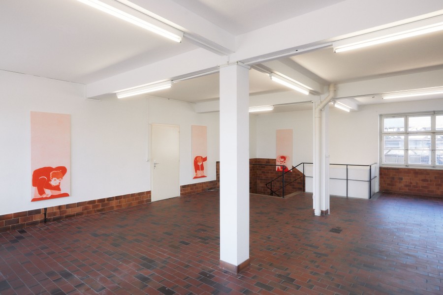 Installation view, Anjesa Dellova, Amers, Mayday, 2023. Photo credit: Moritz Schermbach