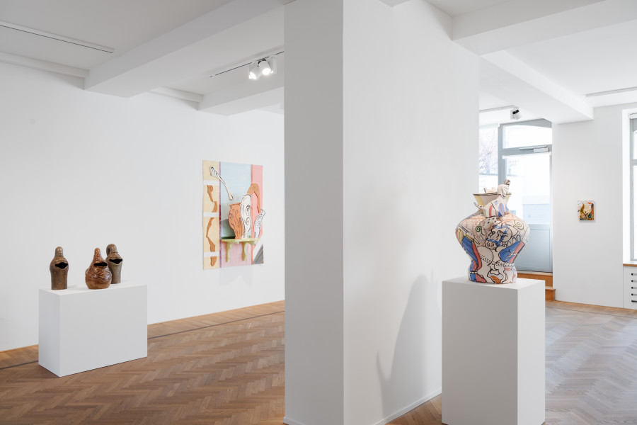 Installation view of 'twenty thousand years', 2026, Galerie Fabian Lang, Zürich. Credit: Courtesy of the artists and Galerie Fabian Lang. Copyright: © The artists and Galerie Fabian Lang