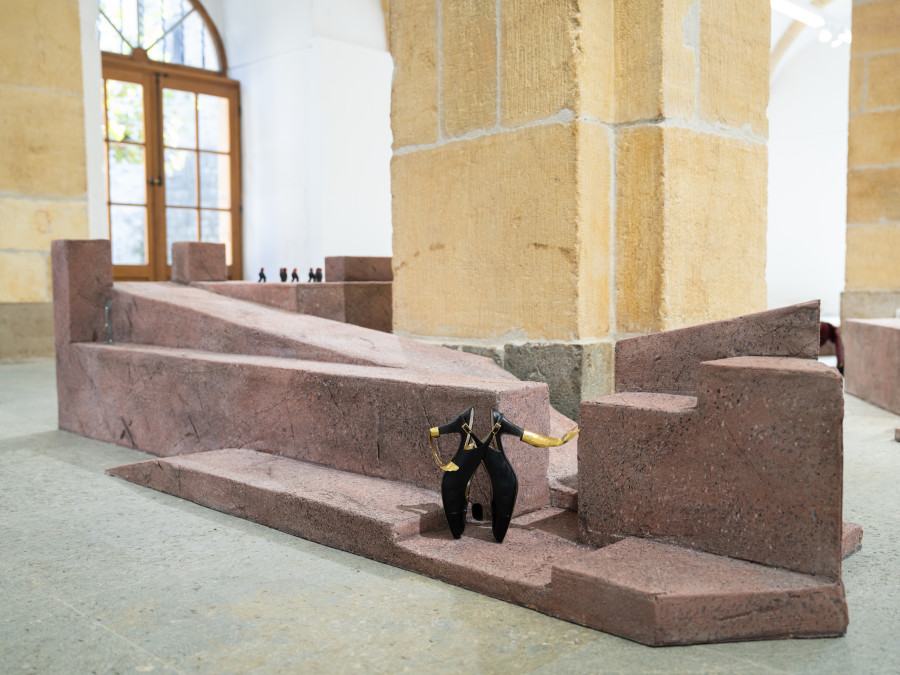 Exhibition view, Accoutrements, Rasmus Myrup, Centre d'Art Contemporain Yverdon-les-Bains (CACY), 2025-2026. Photo credit: Anne-Laure Lechat
