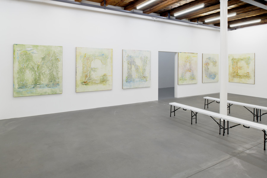 Installation view, Sophie Reinhold, 2021, Kunsthalle Friart Fribourg. Photo Guillaume Python, Courtesy Kunsthalle Friart Fribourg.