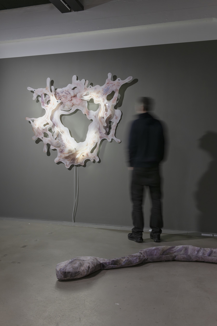 Isabell Bullerschen, Phlégmal portal II, 2026 «Lukas Truniger, Isabell Bullerschen, Rhona Mühlebach – Swiss Media Art – Pax Art Awards 2025», 2026, HEK, photo: Franz Wamhof