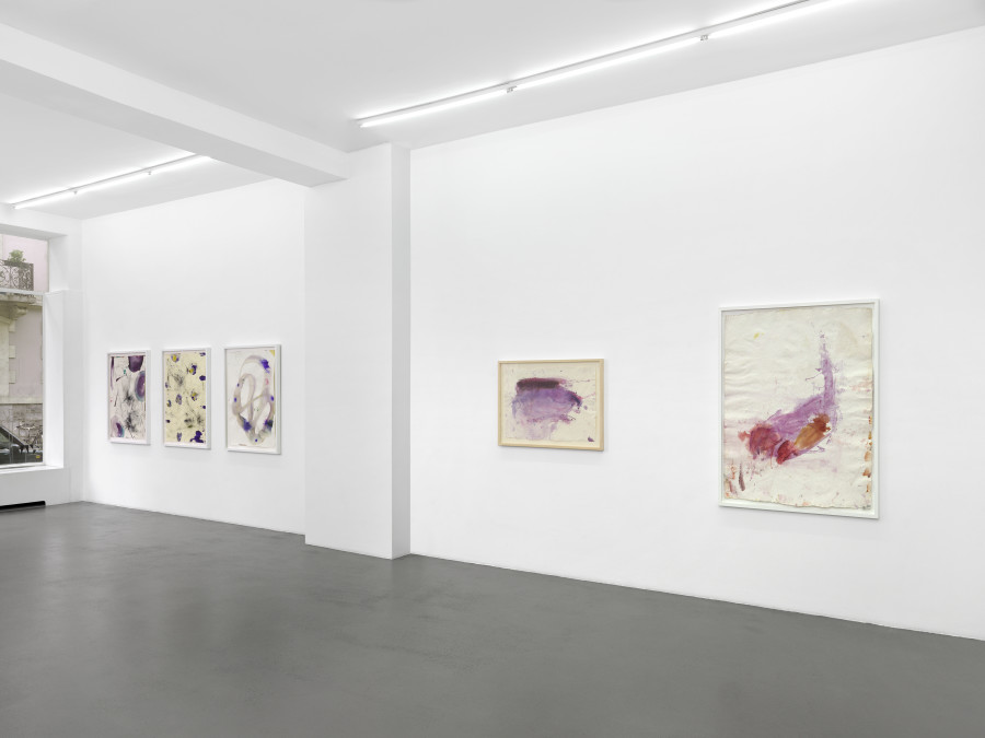 Group exhibition: Works on paper, Installation view, 2022, Galerie Mezzanin, Photos: Annik Wetter.