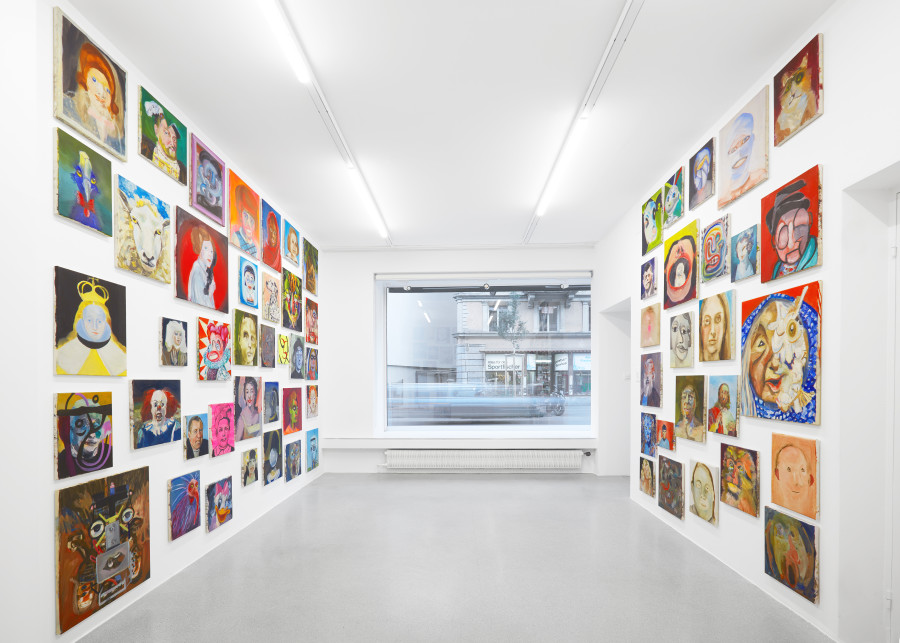 Installation view Orlando, solo show Klodin Erb at jevouspropose, Zurich, Switzerland, photo: Studio Seghrouchni