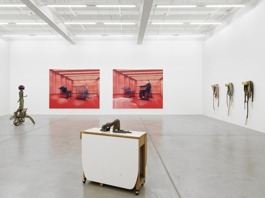 Installation view, MELENCOLIA, Galerie Eva Presenhuber, Maag Areal, Zurich, 2023. © the artists. Courtesy the artists and Galerie Eva Presenhuber, Zurich / Vienna. Photo: Stefan Altenburger Photography, Zürich