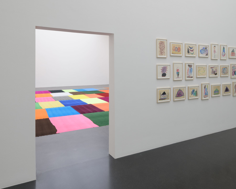 Ausstellungsansicht Polly Apfelbaum, Josef Herzog, Kunstmuseum Luzern, Foto: Marc Latzel