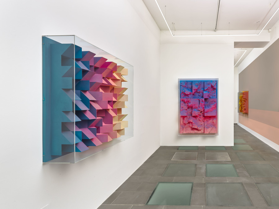 Exhibition view, Jan Albers, dAmndAwn, galerie lange + pult, 2024.