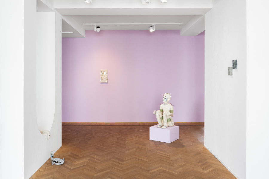 Installation view of Becky Tucker, 'The Quarry', 2025, Galerie Fabian Lang, Zürich. Credit: Courtesy of the artist and Galerie Fabian Lang. Copyright: © Fabian Lang