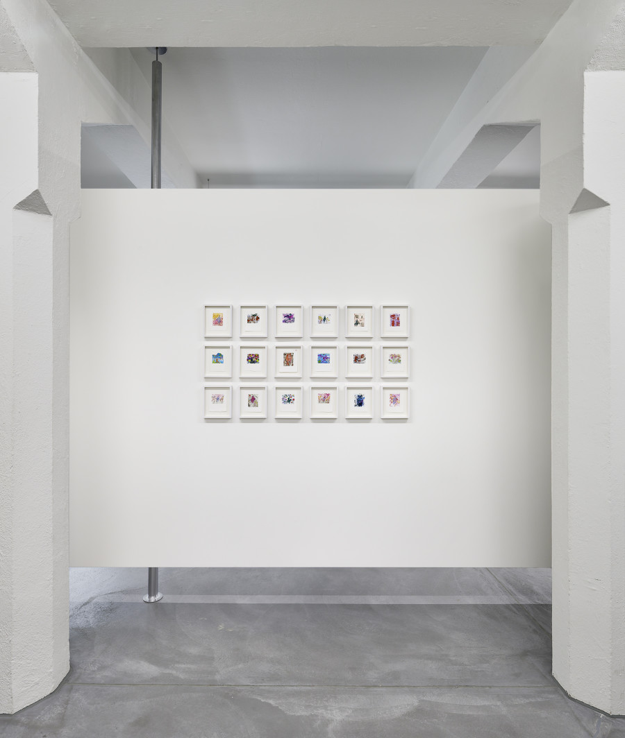 Installation view, Rebekka Steiger, Minuscule, Edition VFO, Zürich, 2025. Photo credit: Bernhard Strauss