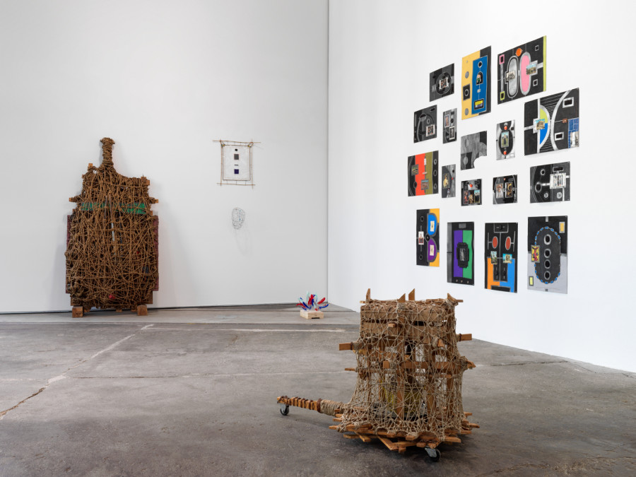 Arthur Simms – Chair With My Hair, installation view LOK by Kunstmuseum St.Gallen, Photo: Stefan Altenburger