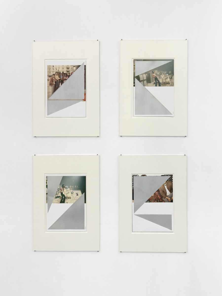 Exhibition view, Dominik Stauch, Castles Made of Sand, Galerie Joy de Rouvre, 2020.