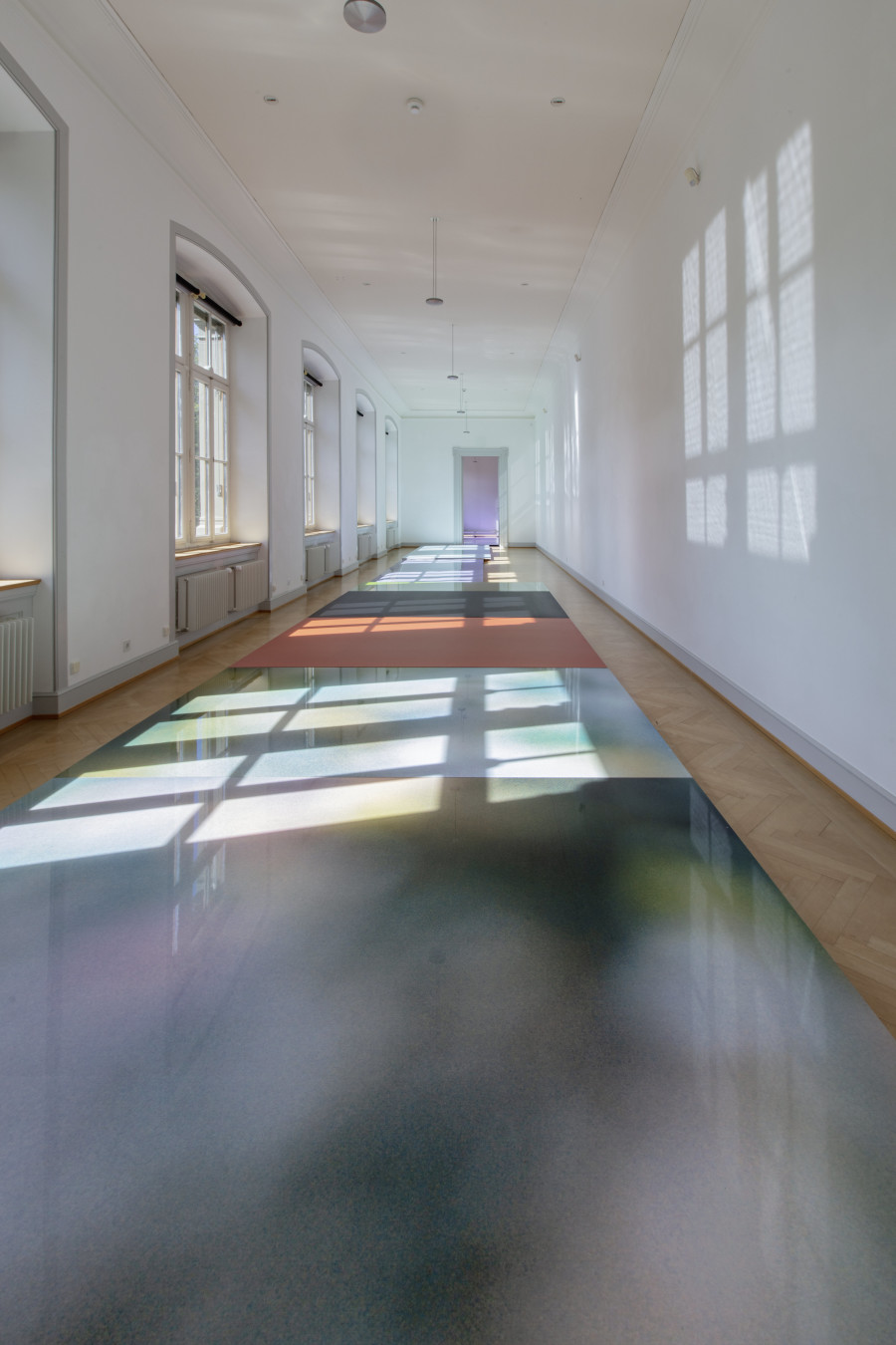 Adrian Schiess, Installationsansicht, Kunstmuseum St.Gallen, Foto: Stefan Rohner