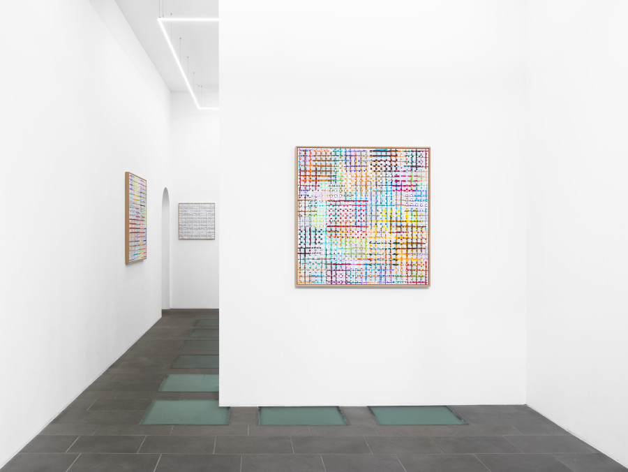 Installation views, Beat Zoderer, Tektur, 2023, galerie lange + pult.