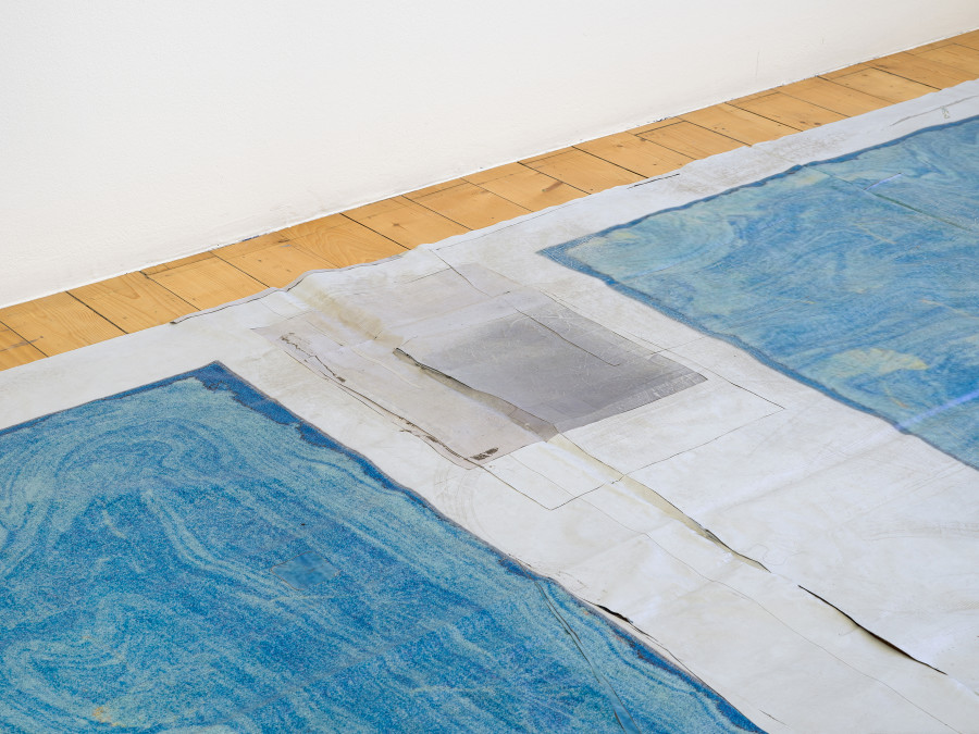 Olga Balema, Computer (2021), detail view, The bizarre space of complex numbers, Kunsthalle Friart Fribourg, 2025. Photo: Cedric Mussano