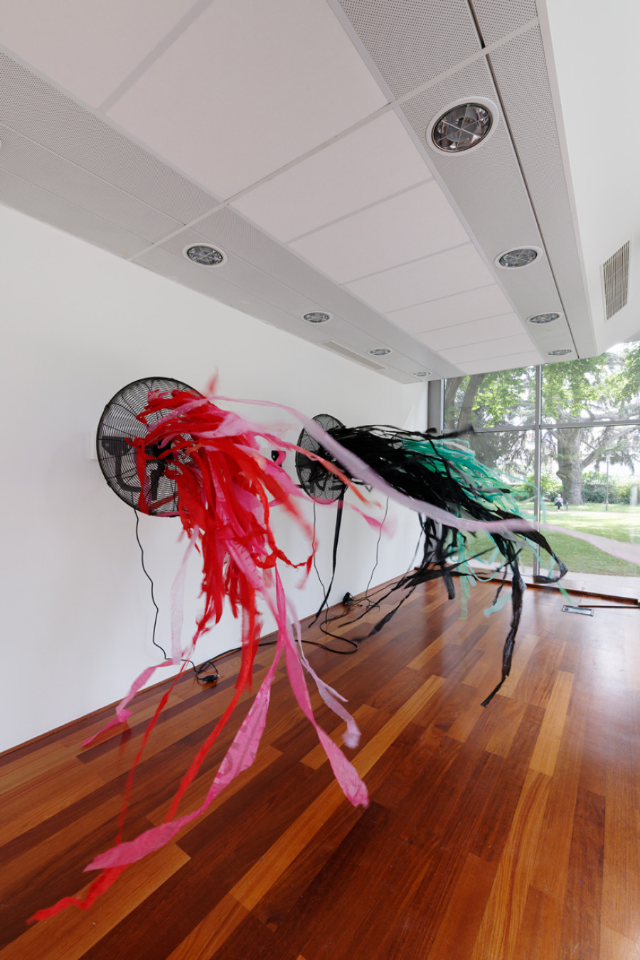 Exhibition view, Dust specks on the sea, Contemporary sculpture in the french Caribbean and Haïti, Villa du Parc, 2022. Photo credit: Aurélien Mole