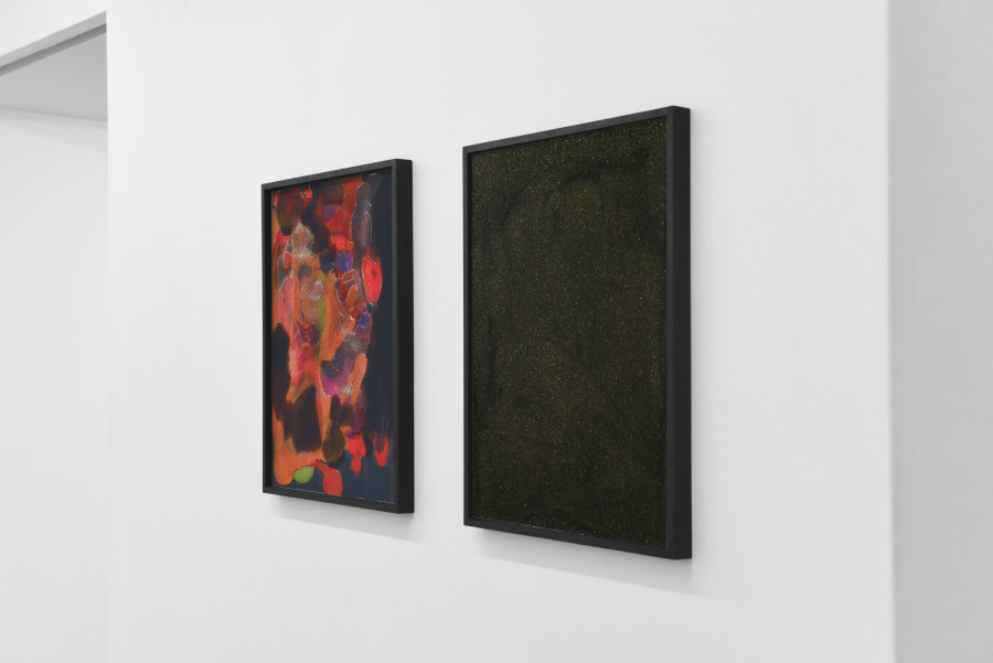 Exhibition view, Metaphors for Gravity, Vanessa Safavi, Fabienne Levy, Zürich, 2025. Photo credit: Tristan Savoy