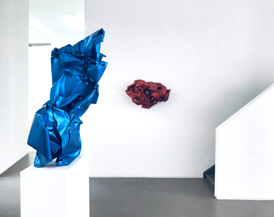 Exhibition view, Hans Kupelwieser - Rudolf Polanszky, Galerie Mezzanin, Geneva, 2025.