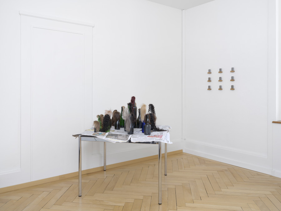 Installation view, Why do I keep thinking?, BELETAGE Art Space, 2024. Photo credit: Annik Wetter. The exhibition is kindly supported by Pro Helvetia - Swiss Art Council