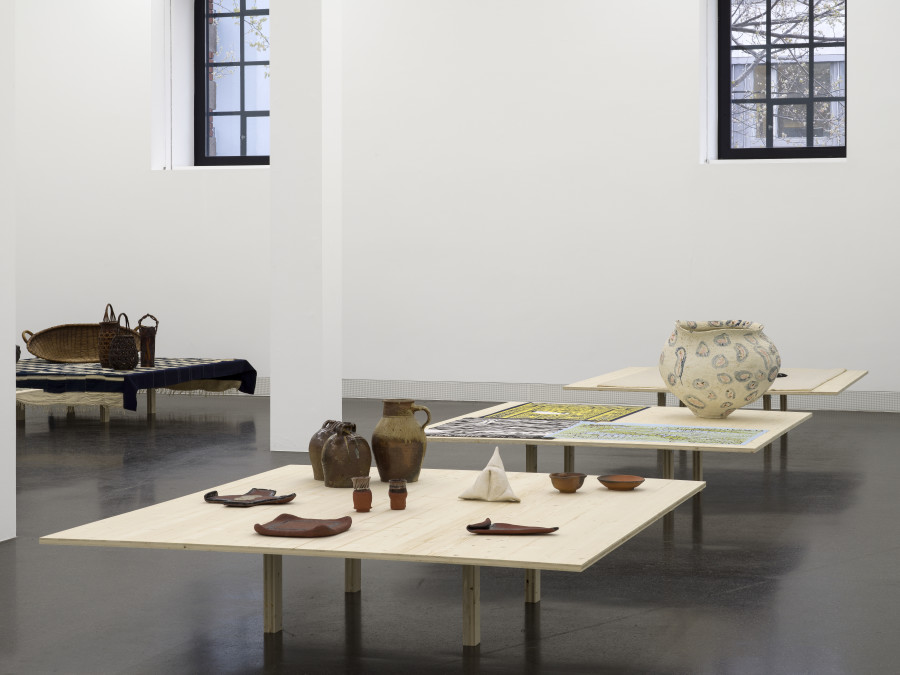 Installation view, CRAFT, curated by Nicolas Trembley, Galerie Francesca Pia, Zurich, 2023. Photo: Cedric Mussano