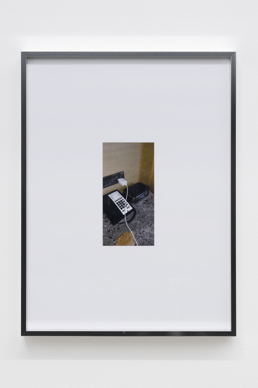 Mati Jhurry, duty free_Emirates Staff No.460596, 2025, Series of 9 photographs pulled from the archive of performance Emirates Staff no. 460596, digital print on paper, aluminium frame, 31 × 41 × 2 cm each. Photography: Gina Folly / all images copyright and courtesy of the artists and For, Basel