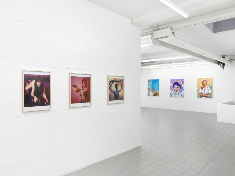 Double Feature, Richard Kern & Walter Robinson, Installation view, 2022, Galerie Sébastien Bertrand, Courtesy: the artists & Galerie Sébastien Bertrand, Photos: Annik Wetter.