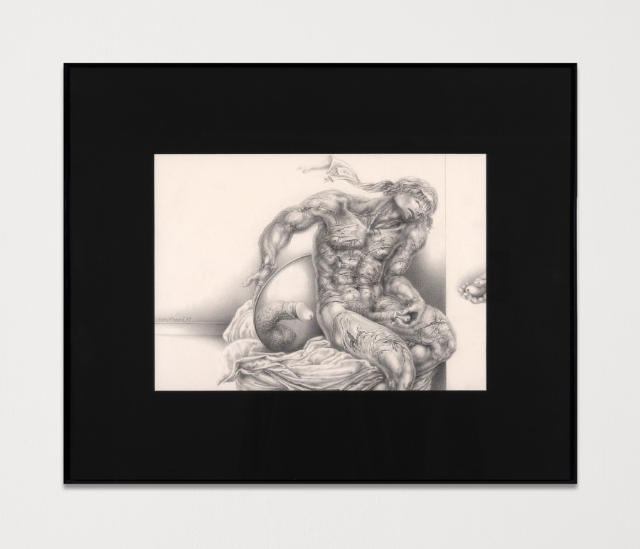 Sibylle Ruppert, Le Matelot, 1973, pencil on paper, 23 x 32 cm. Photo credit: Jonathan Dirlewanger