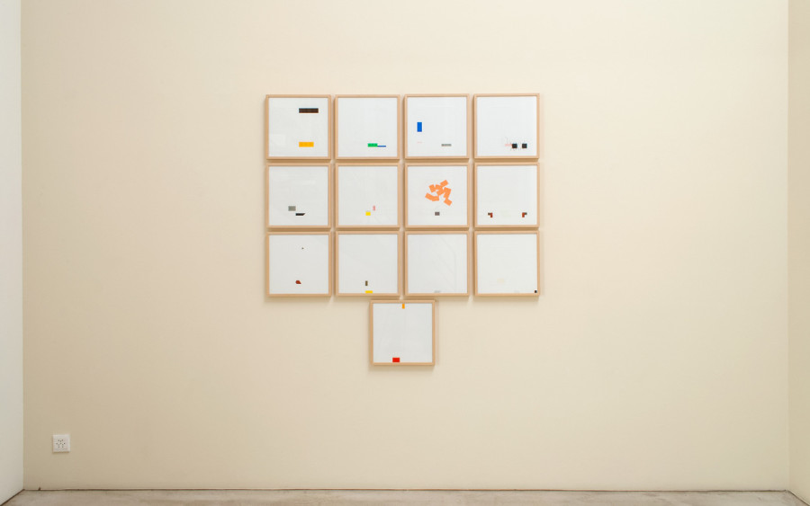 Richard Tuttle, Edges, 1999, Portfolio of 13 color aquatints and etchings, each: 31 x 31 cm, Ed. 10/25. Photo credit: AVG