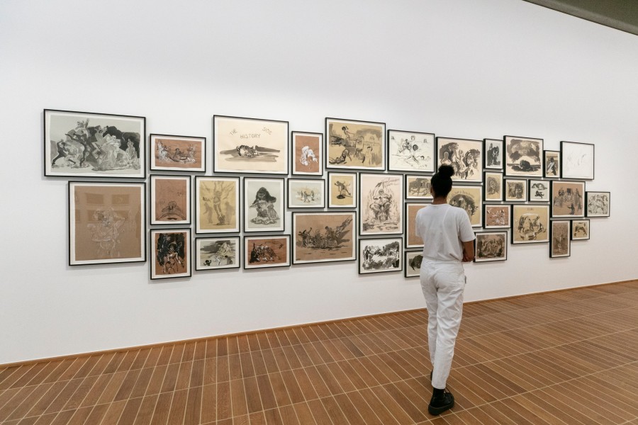 Ausstellungsansicht Kunstmuseum Basel | Neubau. Kara Walker. A Black Hole Is Everything a Star Longs to Be. Foto: Julian Salinas