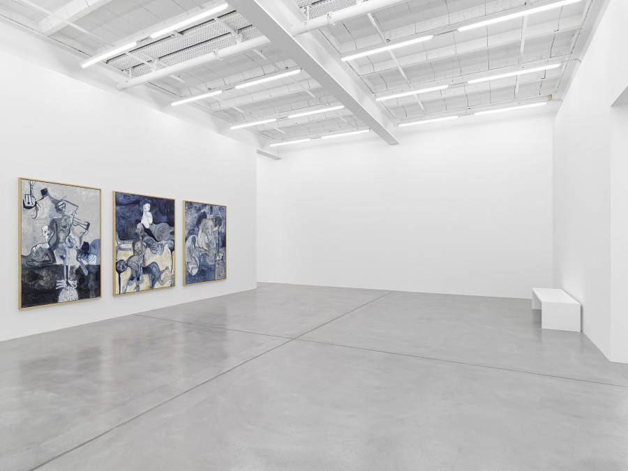 Installation view, Tobias Pils, Happy Days, Galerie Eva Presenhuber, Zurich, Maag Areal, 2024. © Tobias Pils. Courtesy the artist and Galerie Eva Presenhuber, Zurich / Vienna. Photo: Stefan Altenburger Photography, Zürich