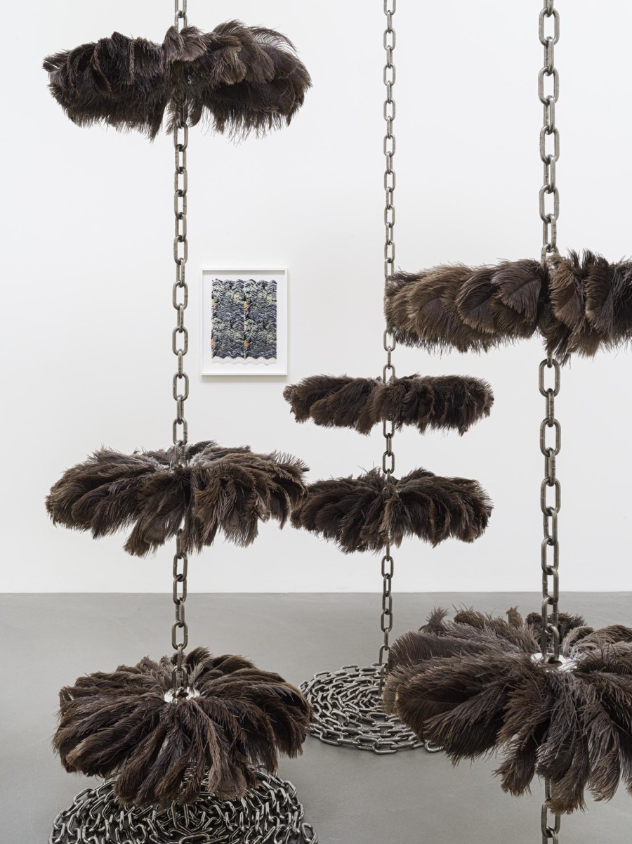 Exhibition view, Alice Channer, Heavy Metals / Silk Cut, Kunstmuseum Appenzell / Kunsthalle Appenzell, 2023. Photography: Roman März