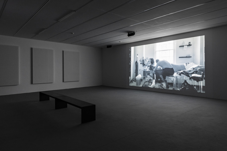 Installation view ‘Tender Point Ruin – Sophia Al-Maria, Luma Westbau, Zurich, 2022. Photos: Nelly Rodriguez