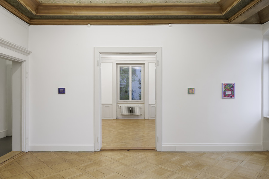 Exhibition view, Cosima zu Knyphausen, Homo Hobby, Galerie Oskar Weiss, Zürich, 2025. Photo credit: Gina Folly