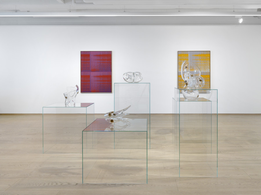 Installation View, Mika Tajima: Air Max, Jul 13 – Aug 13, Pace Gallery, Geneva. Photo: Annik Wetter, courtesy Pace Gallery