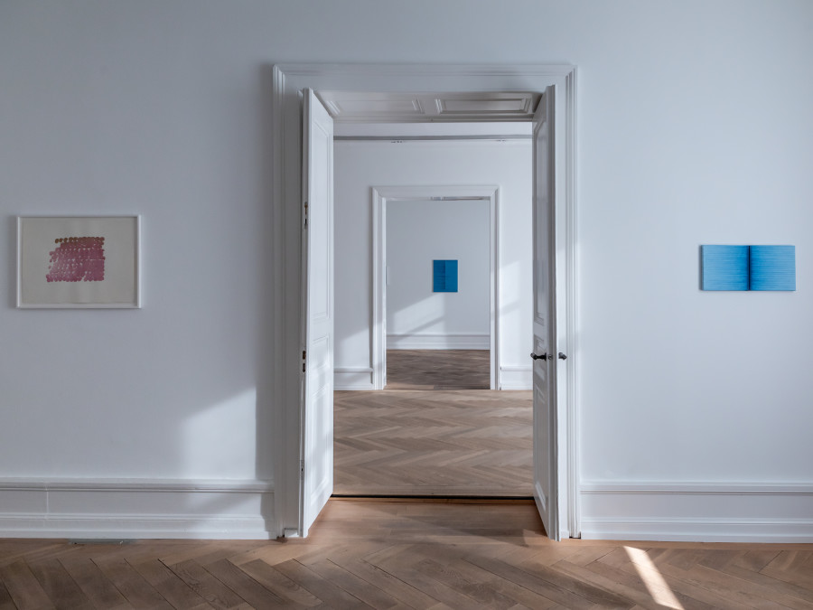 Irma Blank: Works 1970 - 2018, Mai 36 Galerie, Installation view, 2022, Photo credits: Céline Hess