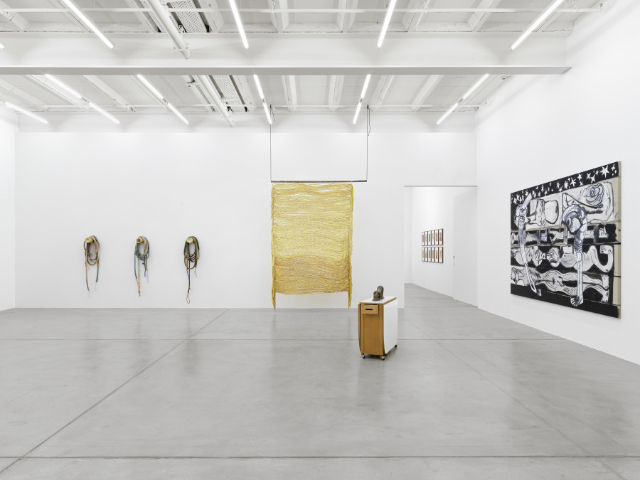 Installation view, MELENCOLIA, Galerie Eva Presenhuber, Maag Areal, Zurich, 2023. © the artists. Courtesy the artists and Galerie Eva Presenhuber, Zurich / Vienna. Photo: Stefan Altenburger Photography, Zürich