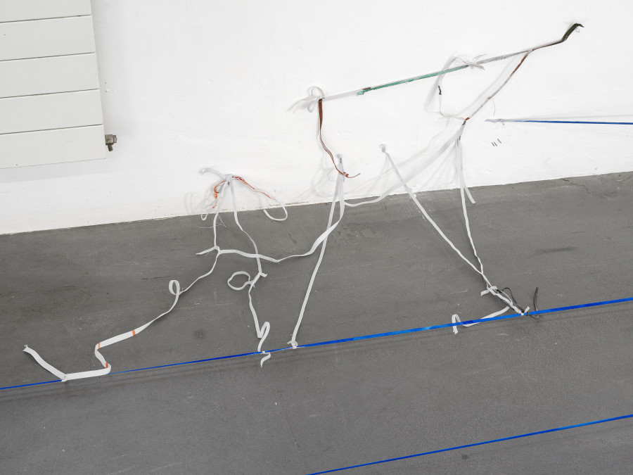 Olga Balema, 37 (2025), detail view, The bizarre space of complex numbers, Kunsthalle Friart Fribourg, 2025. Photo: Cedric Mussano