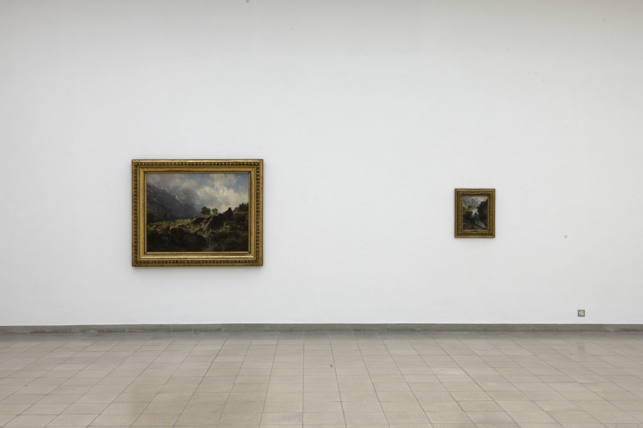 Megan Francis Sullivan, Wolkenstudie, installation view, Kunsthaus Glarus, 2024. Photo: Gina Folly. Courtesy of the artist.