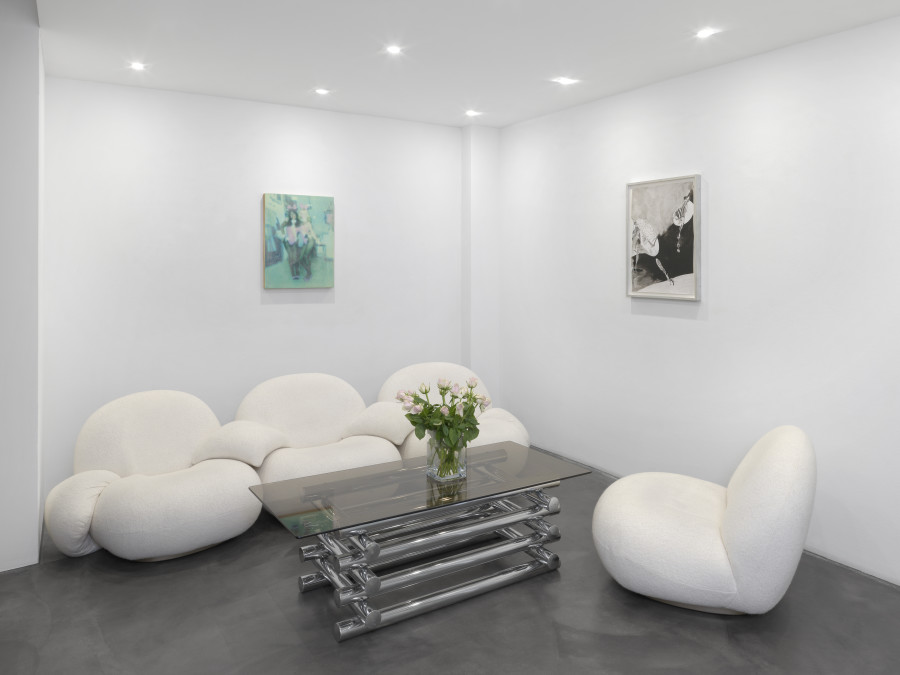 Installation view, Search for Tomorrow, 10 Year Anniversary Show, Bernheim Gallery, Zürich, 2025-2026. Courtesy of the Artists and Bernheim Gallery, Zurich. Credit Photo: Annik Wetter