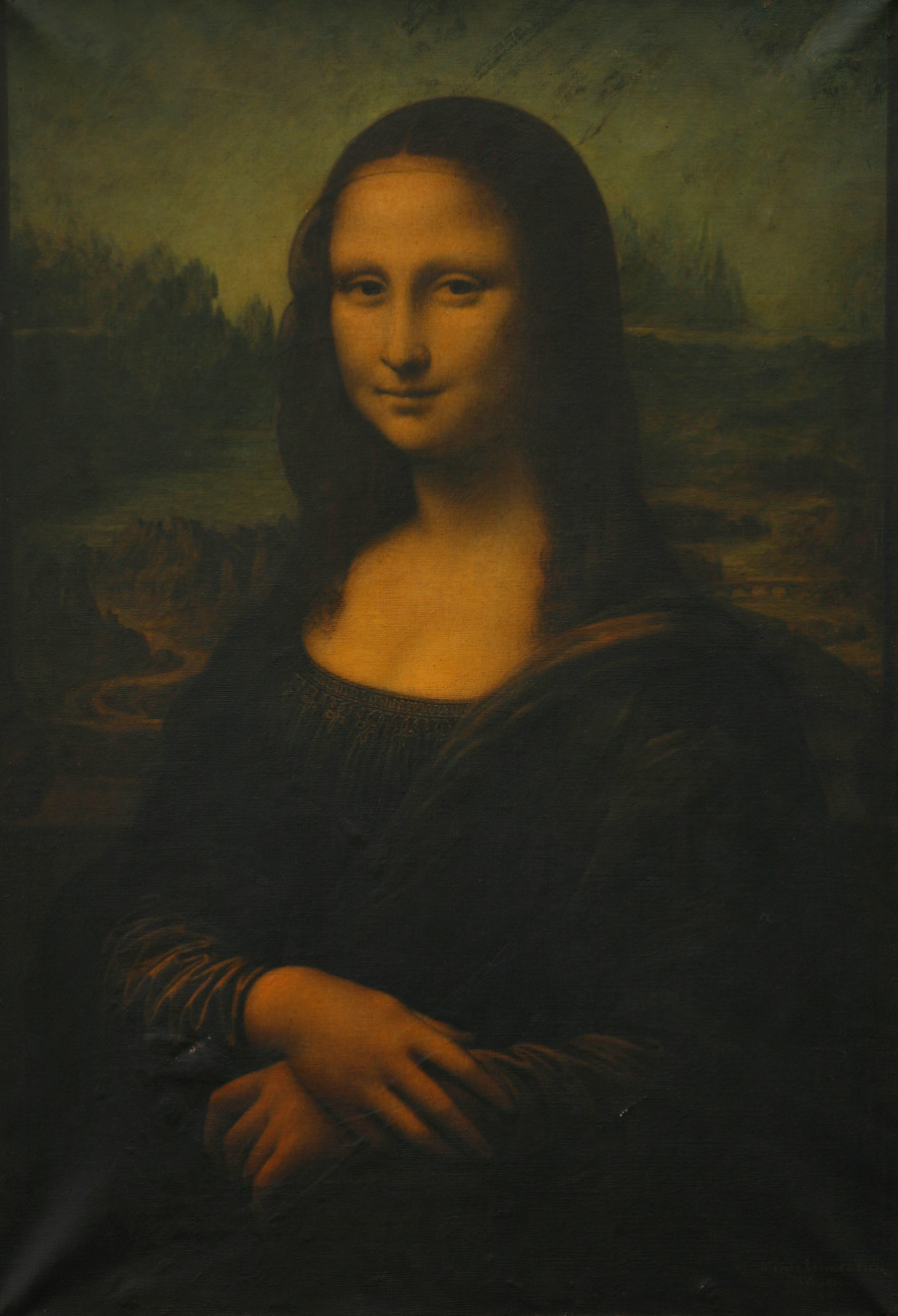 Louis Béroud, La Joconde d'après Léonard de Vinci, 1911, Öl auf Leinwand, Kunstmuseum Luzern