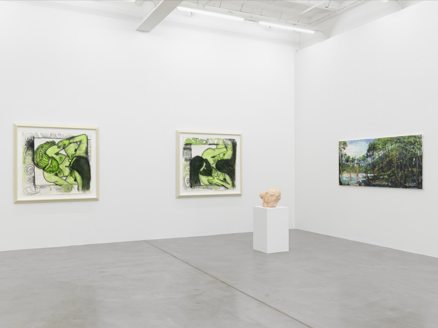 Installation view, MELENCOLIA, Galerie Eva Presenhuber, Maag Areal, Zurich, 2023. © the artists. Courtesy the artists and Galerie Eva Presenhuber, Zurich / Vienna. Photo: Stefan Altenburger Photography, Zürich