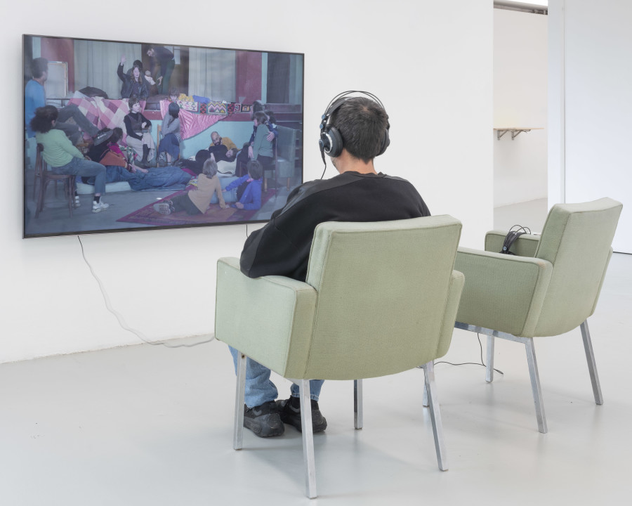 Lola Gonzàlez, Mouradia, 2023, exhibition view, CAN Centre d’art Neuchâtel. Photo: S. Verdon