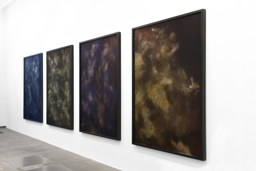 Exhibition view, Metaphors for Gravity, Vanessa Safavi, Fabienne Levy, Zürich, 2025. Photo credit: Tristan Savoy