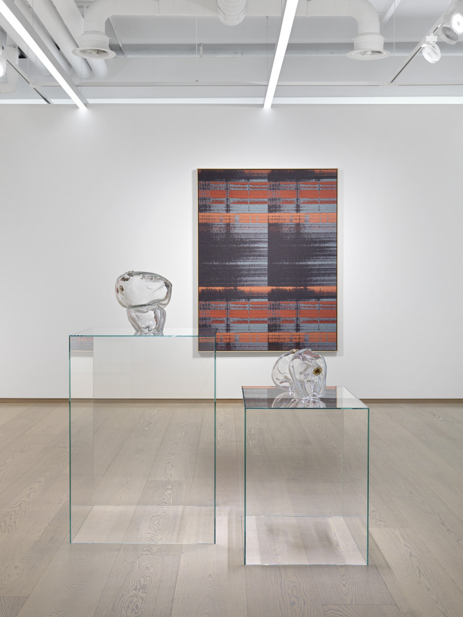 Installation View, Mika Tajima: Air Max, Jul 13 – Aug 13, Pace Gallery, Geneva. Photo: Annik Wetter, courtesy Pace Gallery