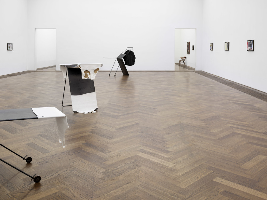 Troy Montes Michie, The Jawbone Sings Blue, exhibition view, Kunsthalle Basel, 2025, photo: Philipp Hänger / Kunsthalle Basel