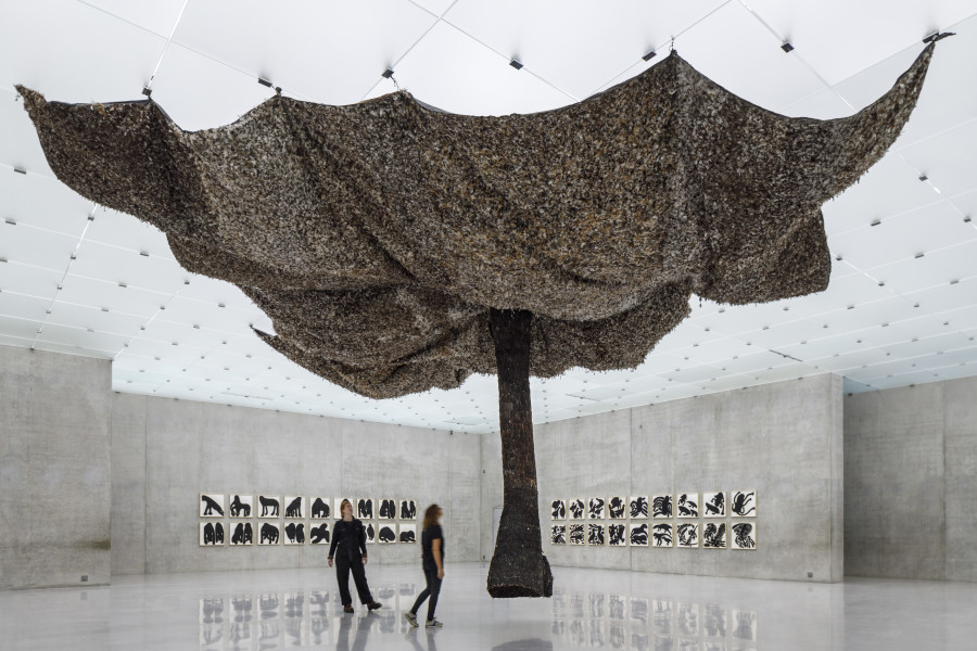 Solange Pessoa, Installation view third floor Kunsthaus Bregenz, 2023. Photo: Markus Tretter. Courtesy of the artist, Mendes Wood DM. © Solange Pessoa, Kunsthaus Bregenz