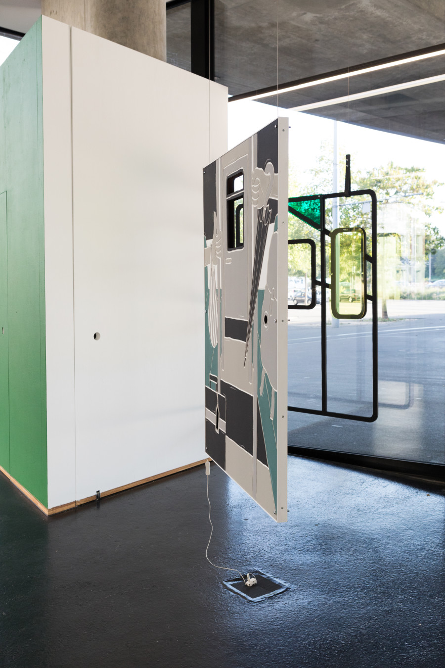 Milly Peck, A Matter of Routine, 2020. Installation view. VITRINE, Basel. Photographer: Nicole Bachmann.