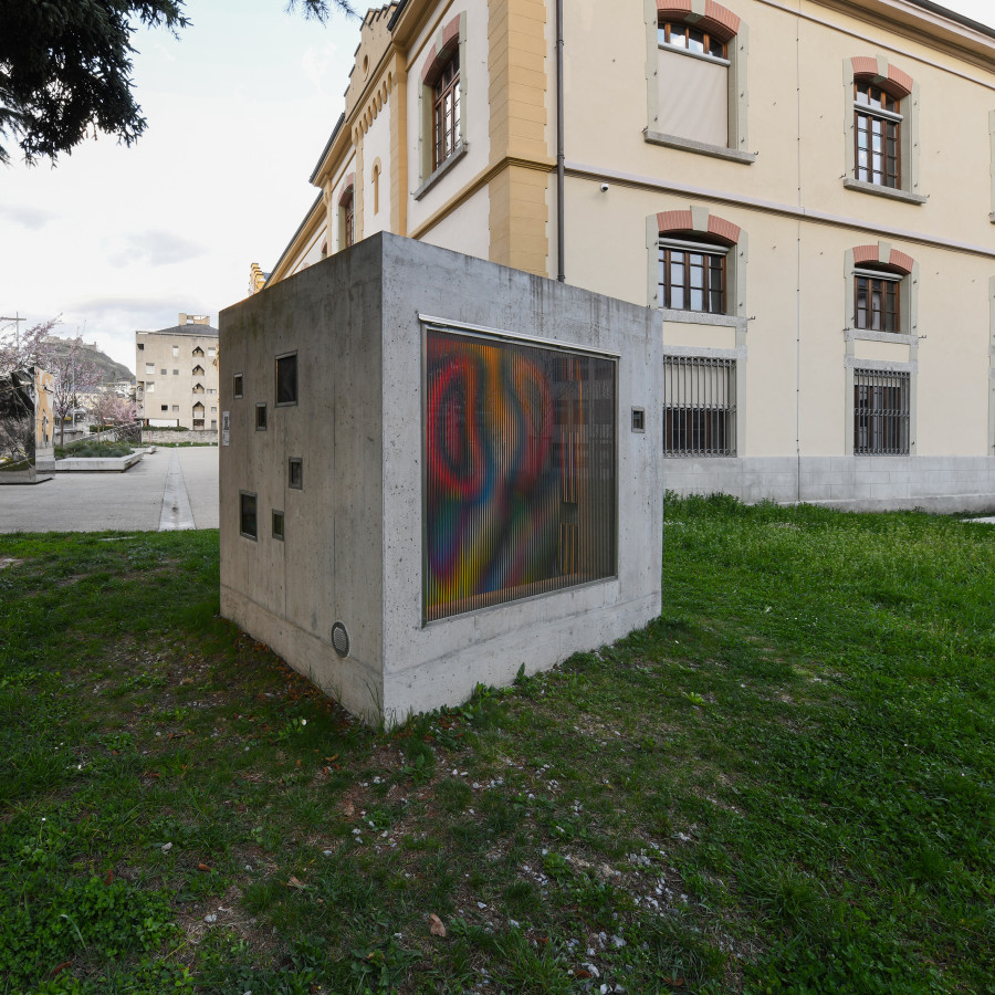 Installation view, Olivier Lovey, Interférences, Lemme, 2024.